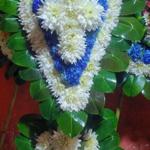 Cruz corazon dos piezas
