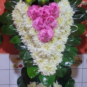 Cruz corazon dos piezas