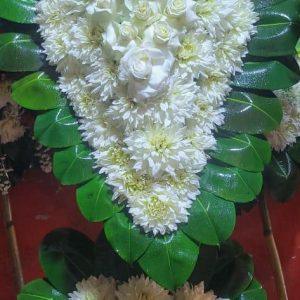Cruz corazon dos piezas