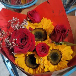 Ramos buchon de rosas