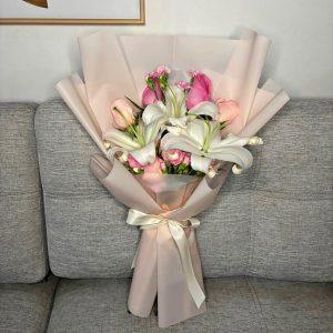 Ramos buchon de rosas