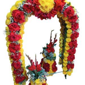Flores para procesión arcos y conos