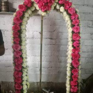 Flores para procesión arcos y conos