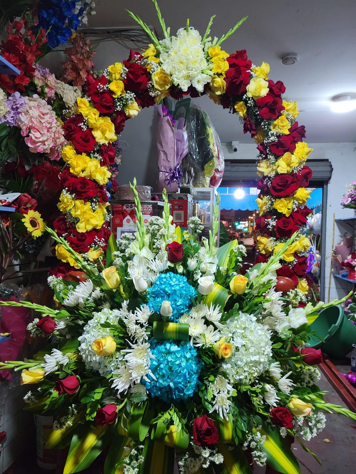 Flores para procesión